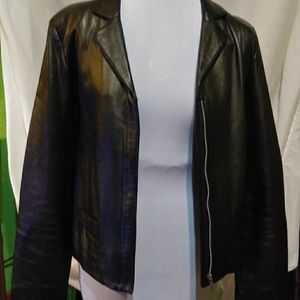 Casual Corner Leather Woman's Jacket